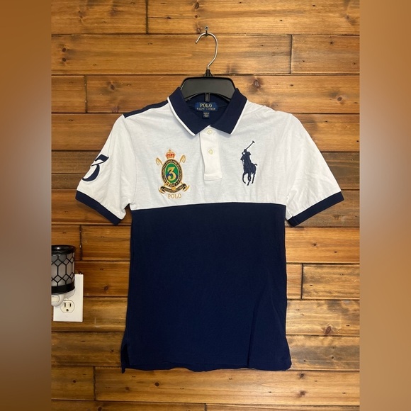 Polo Ralph Lauren Other - Polo Ralph Lauren unique embroidered polo collars shirt size M (10-12) kids